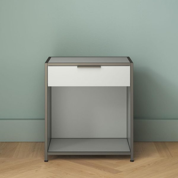 Dita 1 Drawer Bedside Table - Image 3